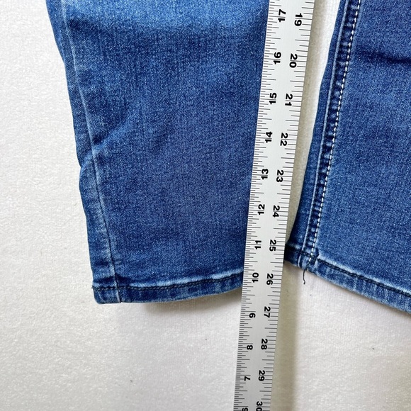 Hydraulic Blue Denim Distressed Jegging Jeans Womens 12 Stretch Cute 2314 - Picture 5 of 9